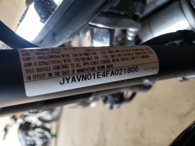 2015 YAMAHA XVS950 A JYAVN01E4FA021806