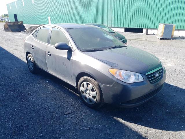 Salvage cars for sale from Copart Montreal Est, QC: 2009 Hyundai Elantra GL