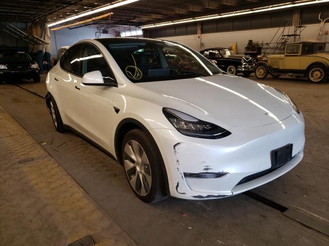 Salvage cars for sale from Copart Wheeling, IL: 2021 Tesla Model Y