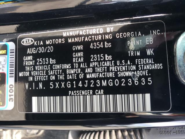 5XXG14J23MG023635 KIA K5 LXS