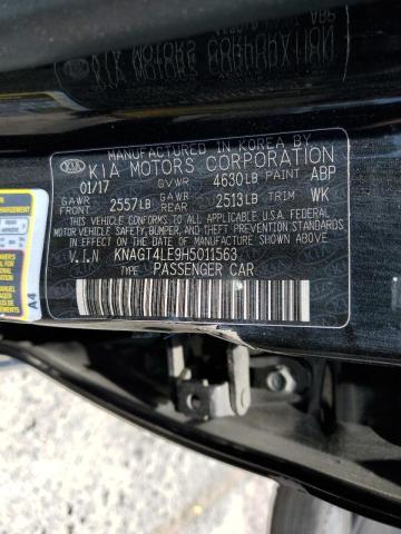 KNAGT4LE9H5011563 KIA OPTIMA HYBRID