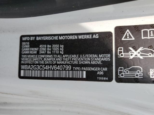 2017 BMW M240XI WBA2G3C54HV640799