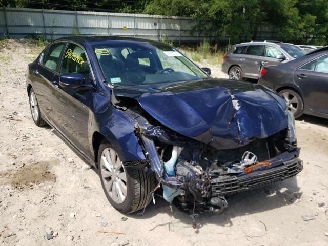 Salvage cars for sale at Mendon, MA auction: 2013 Honda Accord EXL