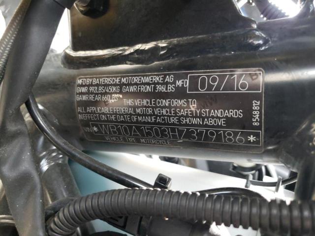 2017 BMW R1200 RS WB10A1503HZ379186