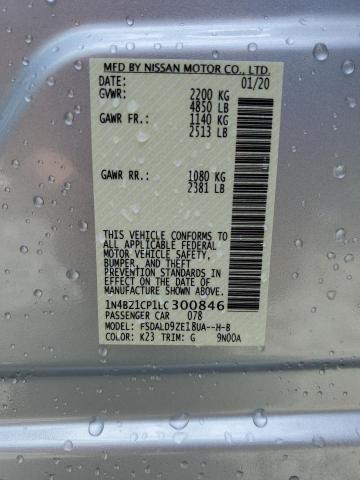 2020 NISSAN LEAF SV PL 1N4BZ1CP1LC300846