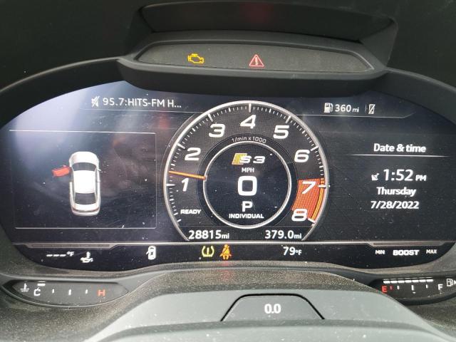 2019 AUDI S3 PREMIUM WAUB1GFF4K1017811