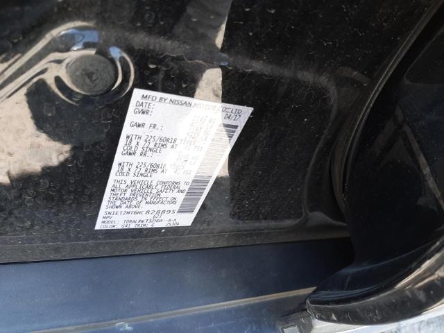 2017 NISSAN ROGUE SV H 5N1ET2MT6HC828895