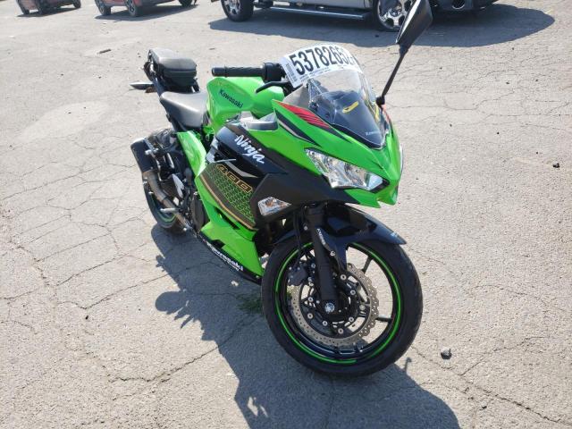 Salvage motorcycles for sale at Woodburn, OR auction: 2020 Kawasaki EX400