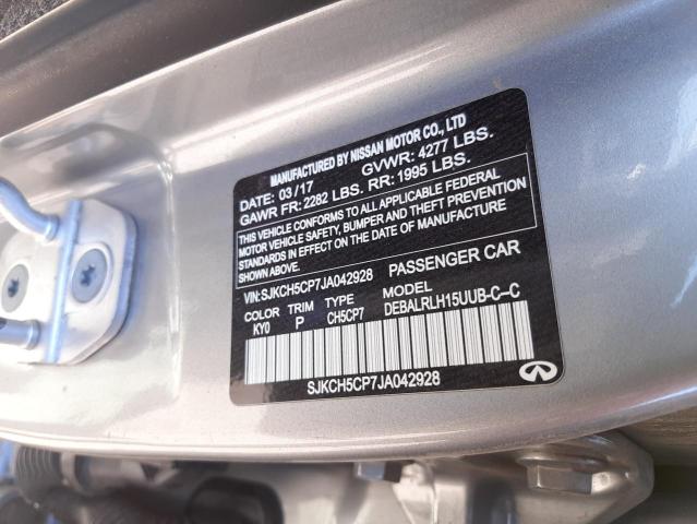 2018 INFINITI QX30 BASE SJKCH5CP7JA042928