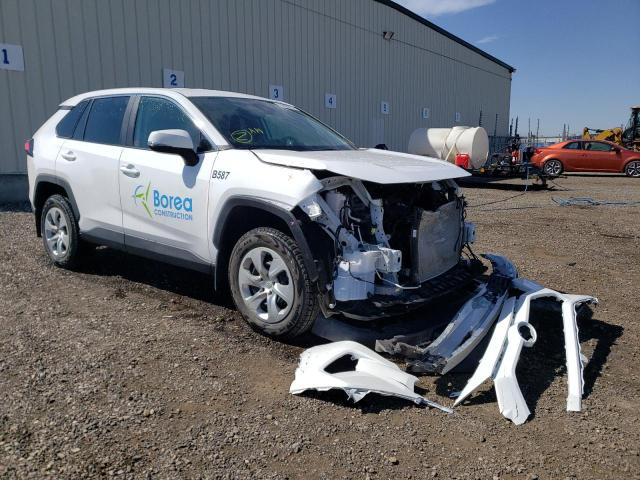 Salvage cars for sale from Copart Rocky View County, AB: 2022 Toyota Rav4 LE