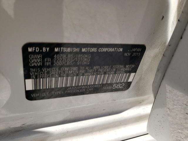 2016 MITSUBISHI LANCER GT JA32U8FW3GU004651
