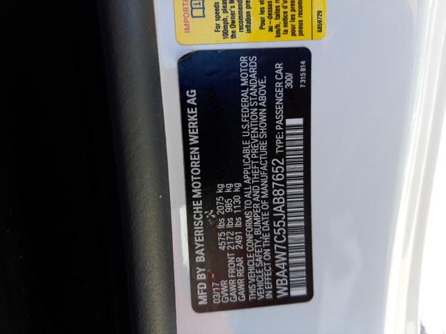 2018 BMW 440I WBA4W7C55JAB87652