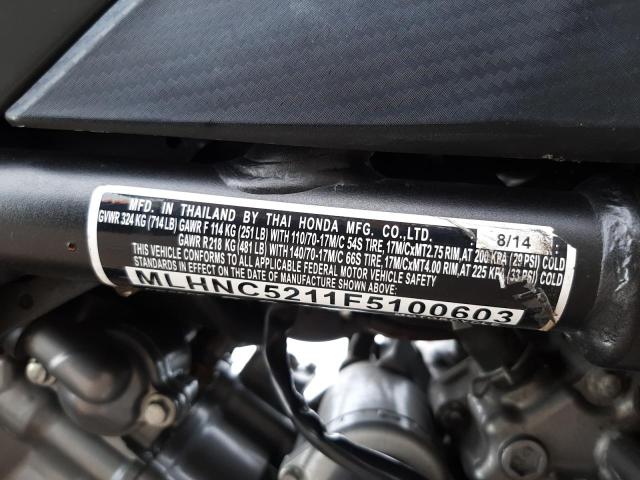 2015 HONDA CB300 F MLHNC5211F5100603