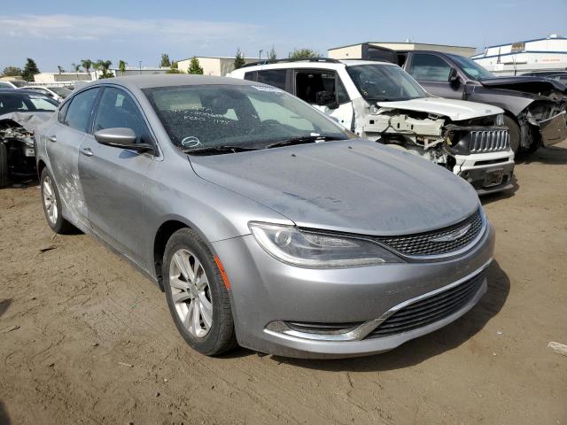 Salvage cars for sale from Copart Bakersfield, CA: 2015 Chrysler 200 Limited