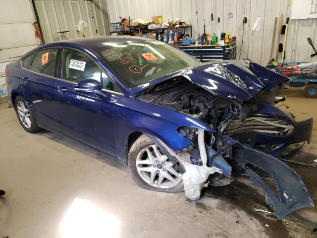 Salvage cars for sale from Copart Lyman, ME: 2015 Ford Fusion SE