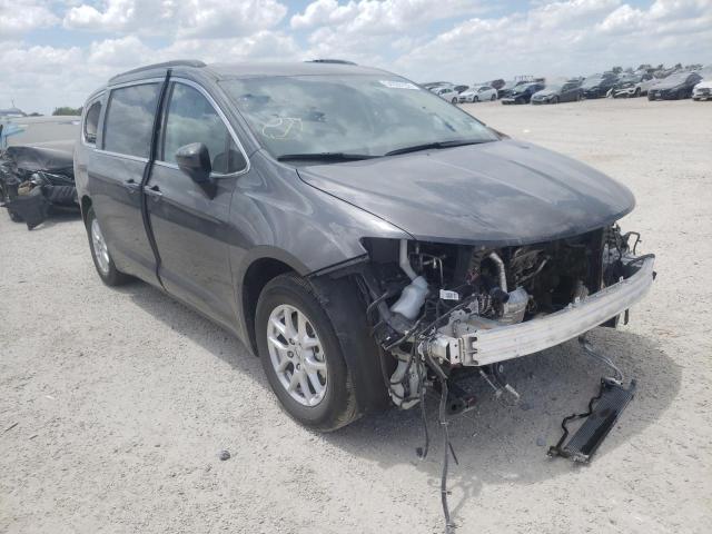Salvage cars for sale at San Antonio, TX auction: 2021 Chrysler Voyager LXI