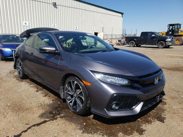 Salvage cars for sale from Copart Rocky View County, AB: 2017 Honda Civic SI