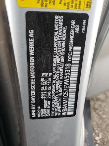 WBAVM1C57EVW55318 BMW X1 Sdrive28i