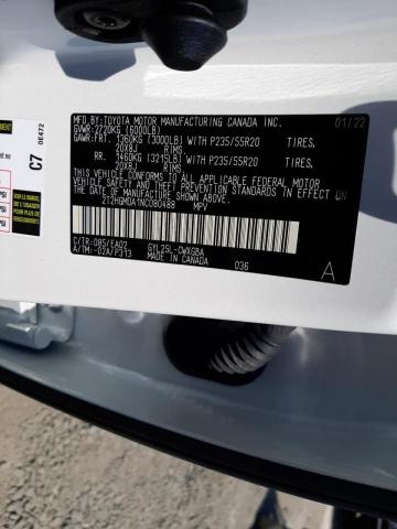 2022 LEXUS RX 450H 2T2HGMDA1NC080488