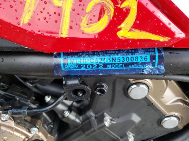 2022 HONDA CBR500 RA MLHPC6255N5300836