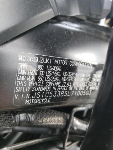 2020 SUZUKI GSX-S750 M - JS1C533B5L7100503