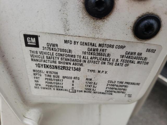 1GYEK63N62R321348 Cadillac Escalade Luxury