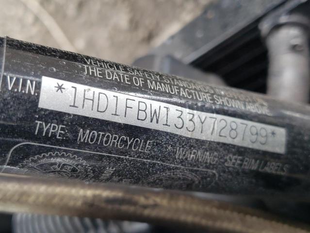 2003 HARLEY-DAVIDSON FLHRI 1HD1FBW133Y728799
