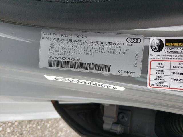 2015 AUDI RS7 WUAW2AFCXFN900480