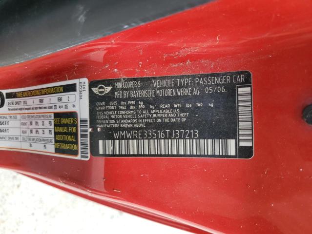 WMWRE33516TJ37213 Mini COOPER S