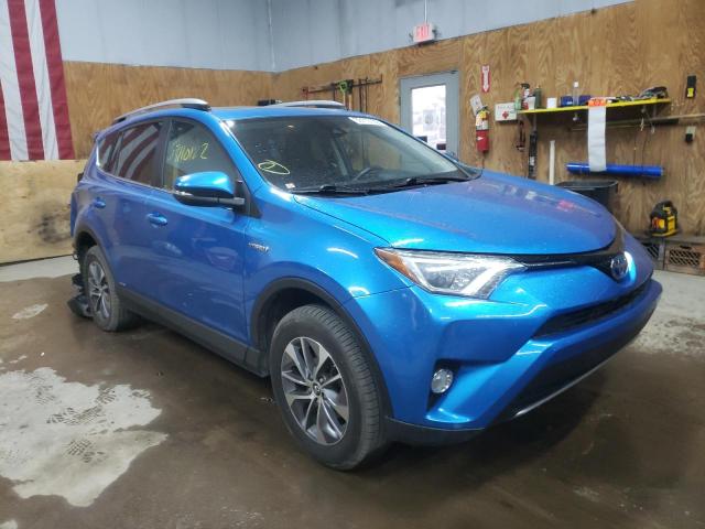 Salvage cars for sale from Copart Kincheloe, MI: 2018 Toyota Rav4 HV LE
