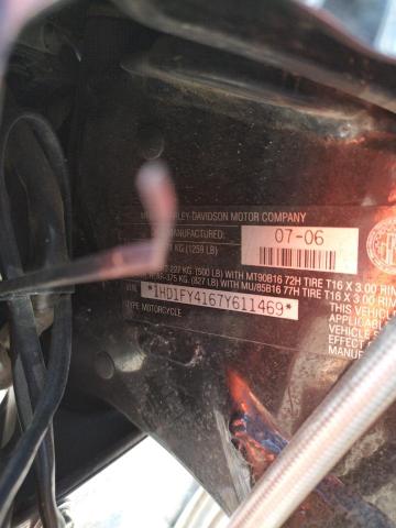 2007 HARLEY-DAVIDSON FLHRS 1HD1FY4167Y611469