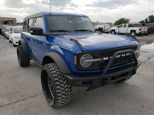 Salvage cars for sale from Copart Tulsa, OK: 2021 Ford Bronco FIR