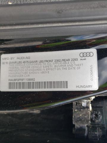 2015 AUDI S3 PREMIUM WAUBFGFF6F1108862