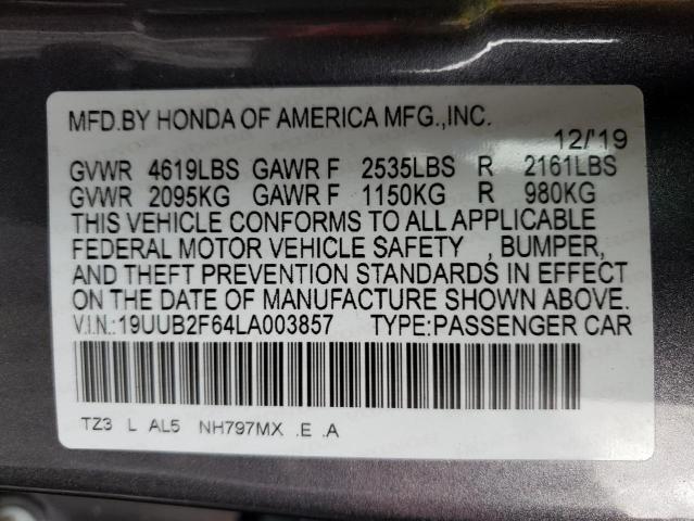 2020 ACURA TLX TECHNO - 19UUB2F64LA003857