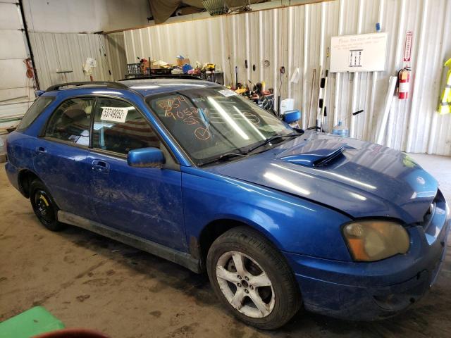 Salvage cars for sale from Copart Lyman, ME: 2005 Subaru Impreza WR