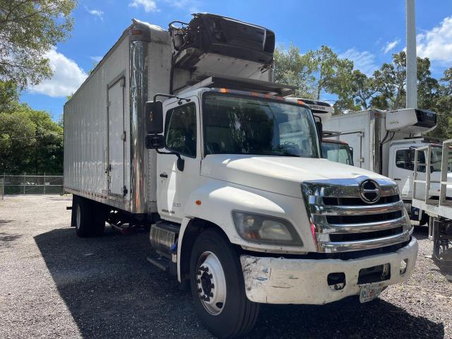 Salvage trucks for sale at Riverview, FL auction: 2015 Hino Hino 338