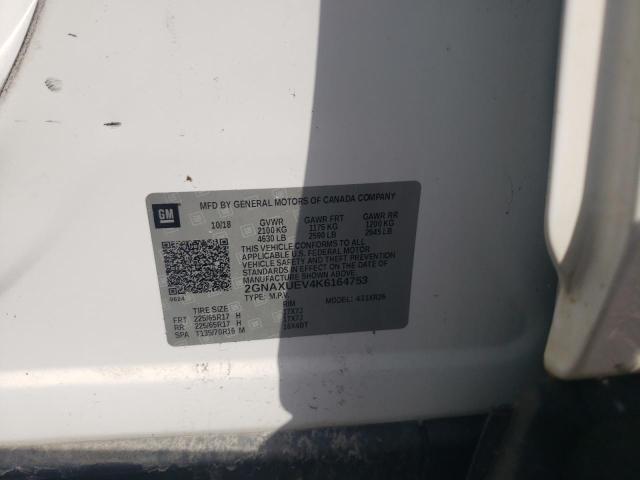 2019 CHEVROLET EQUINOX LT 2GNAXUEV4K6164753