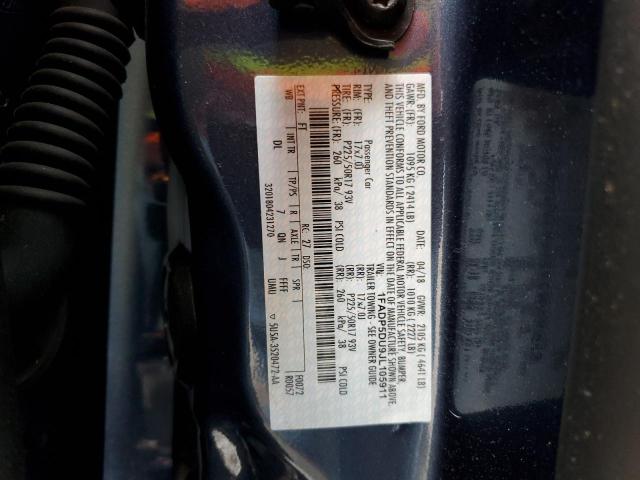 2018 FORD C-MAX TITA 1FADP5DU9JL105911