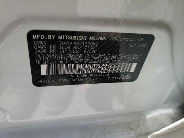2020 MITSUBISHI MIRAGE LE ML32A5HJ9LH011118
