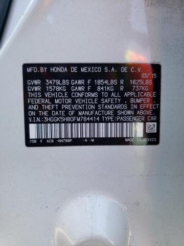 2015 HONDA FIT EX/EXL 3HGGK5H80FM784414