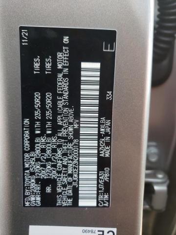 2022 LEXUS NX 350H JTJGKCEZ3N2000178