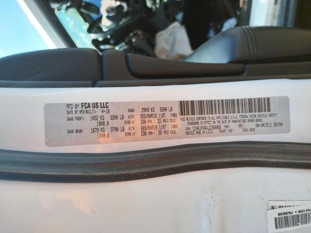2018 JEEP GRAN CHER 1C4RJFAG4JC350802