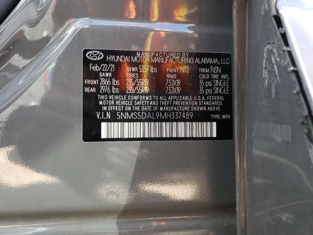 2021 HYUNDAI SANTA FE C 5NMS5DAL9MH337489