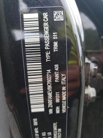2019 ALFA ROMEO GIULIA QUA ZARFAMEV8K7602714