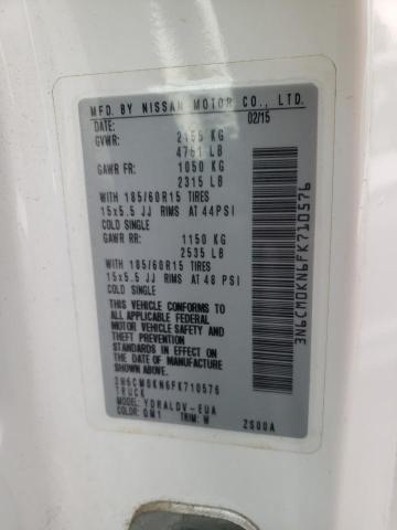 2015 NISSAN NV 200 3N6CM0KN6FK710576