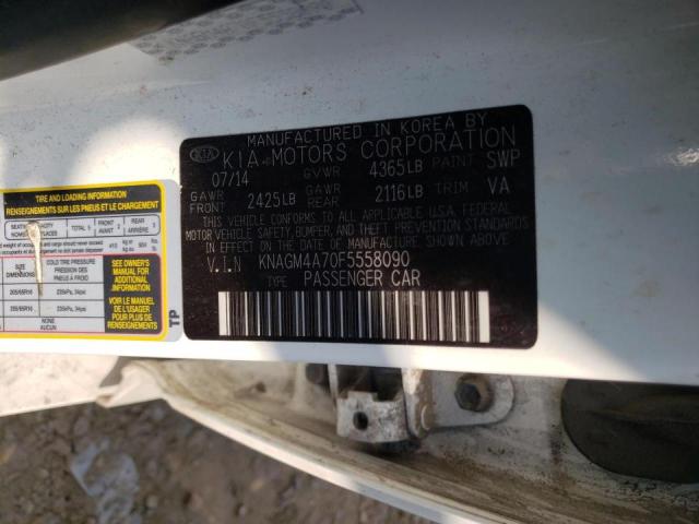 KNAGM4A70F5558090 KIA Optima Lx