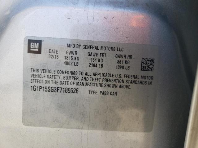 2015 CHEVROLET CRUZE L 1G1P15SG3F7189626