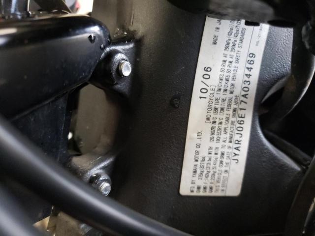 2007 YAMAHA YZFR6 S JYARJ06E17A034469