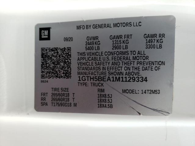 2021 GMC CANYON ELE 1GTH5BEA1M1129334