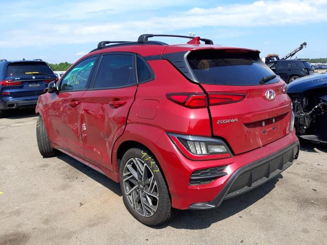 2022 HYUNDAI KONA N LIN KM8K3CA31NU839127